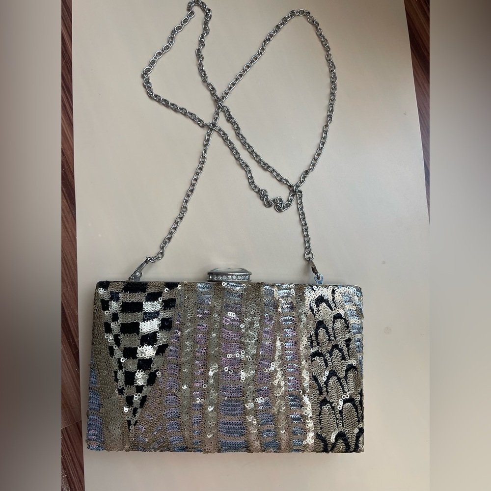 womens clutch purse Elegant Multicolor Sequin Clutch 8x4.5
